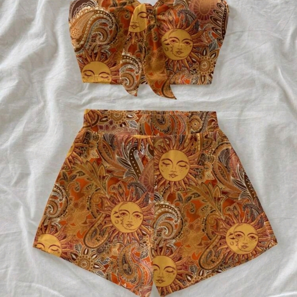 Soleia Women Two Pieces Outfits - Picture 3 of 7